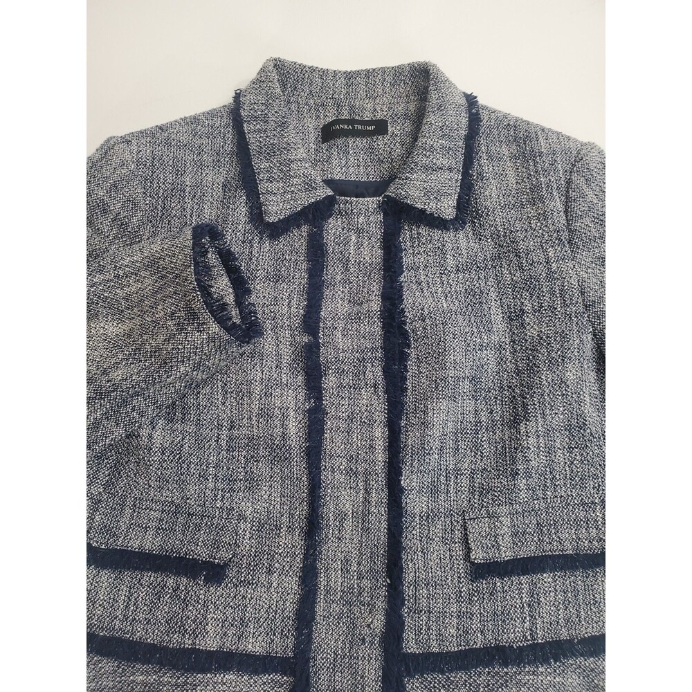 Ivanka Trump Women's Long‎ Sleeve Snap Button Up Blazer, L